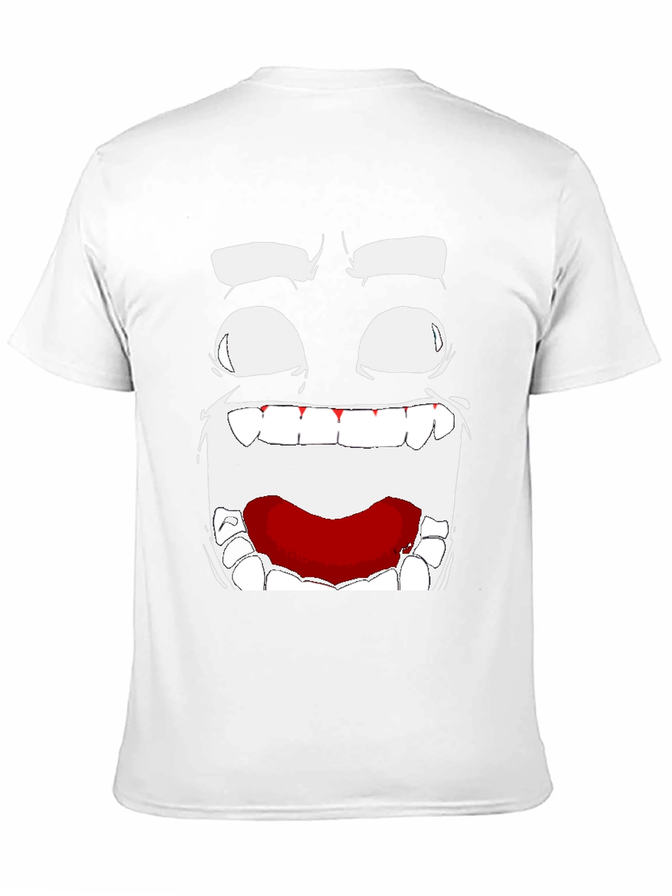 Abstract Face Graphic T-Shirt