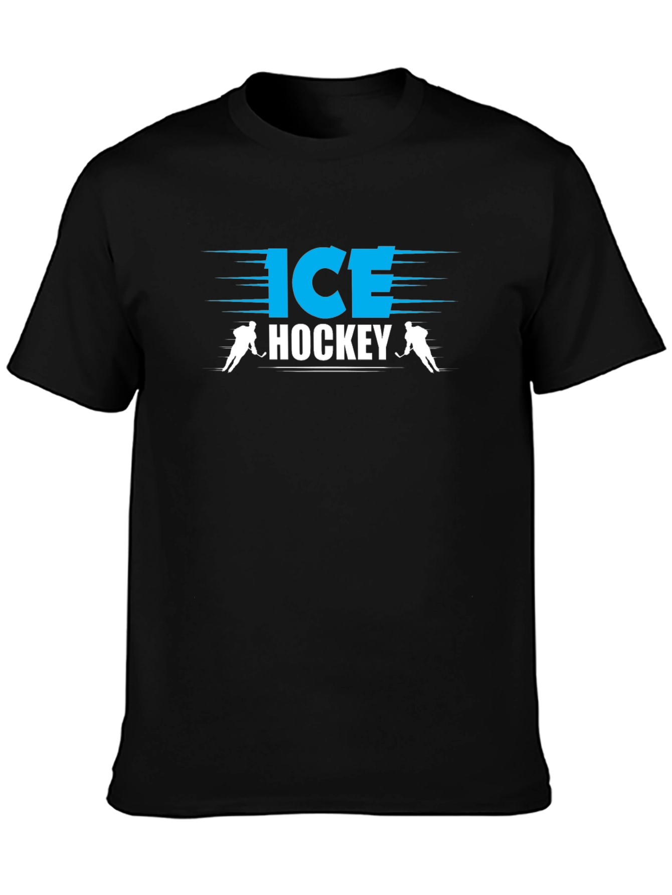 Ice Hockey Black T-Shirt