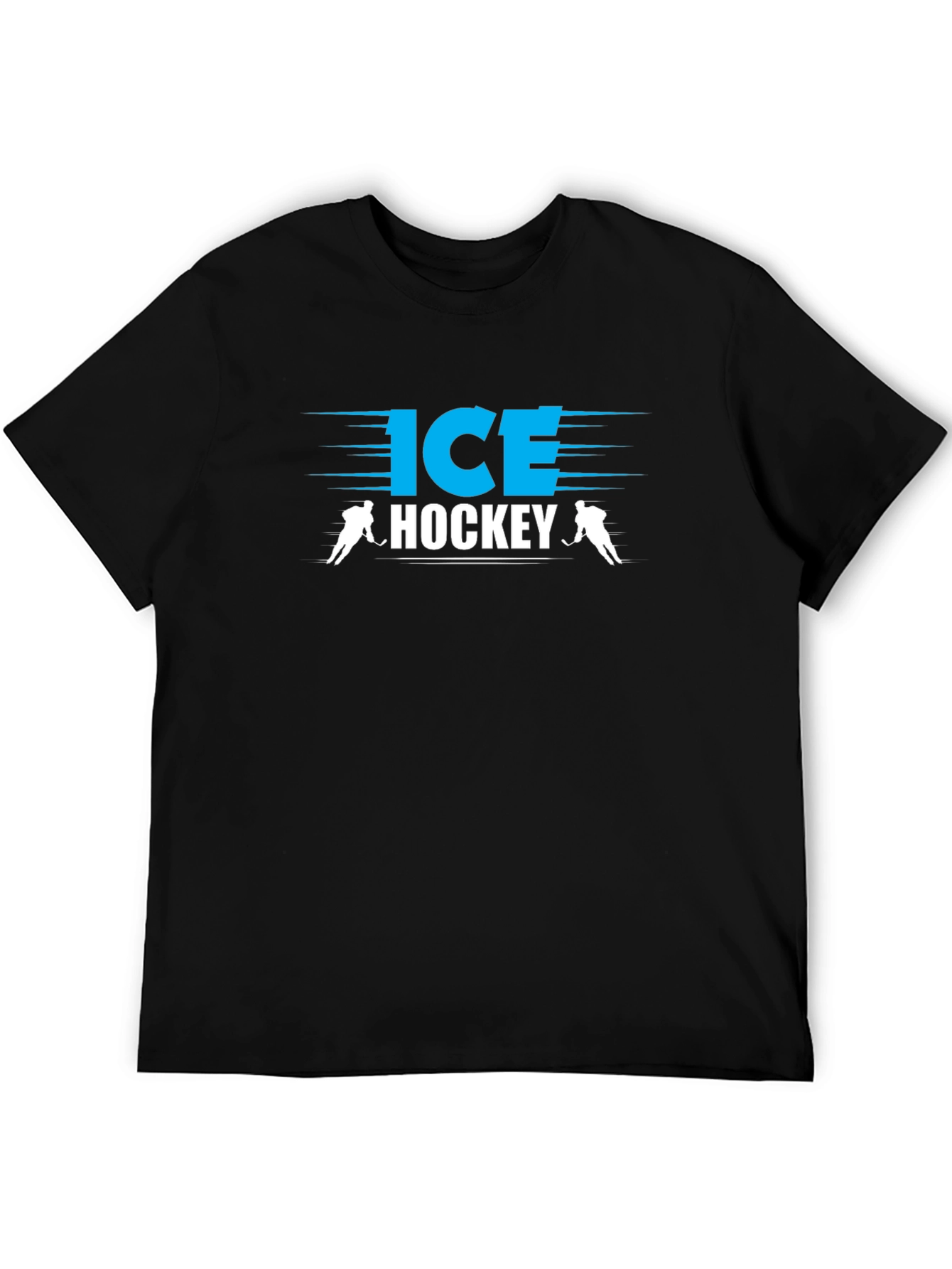 Ice Hockey Black T-Shirt