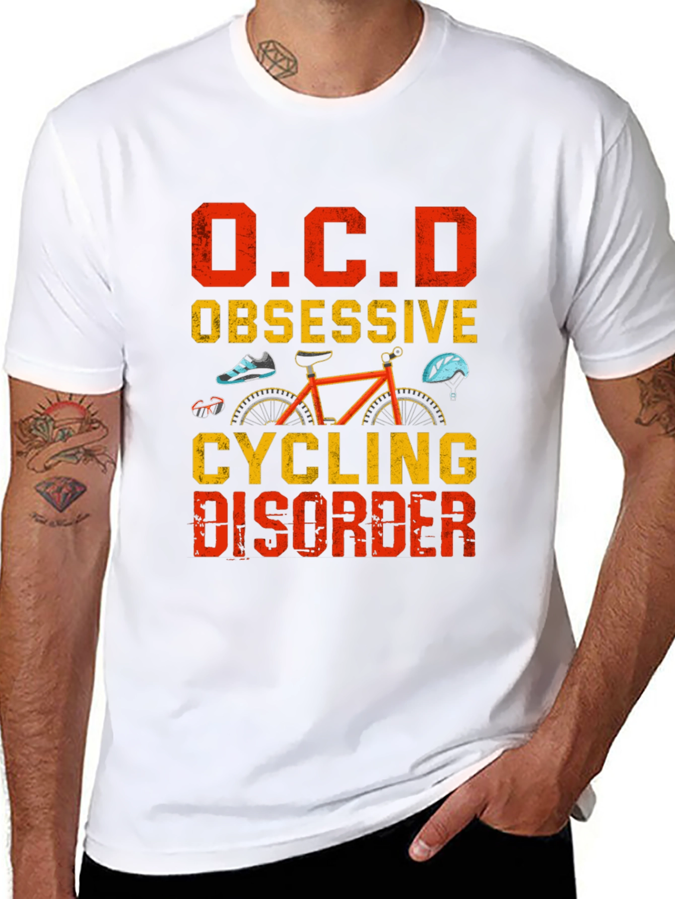 OCD Obsessive Cycling Disorder Graphic Tee
