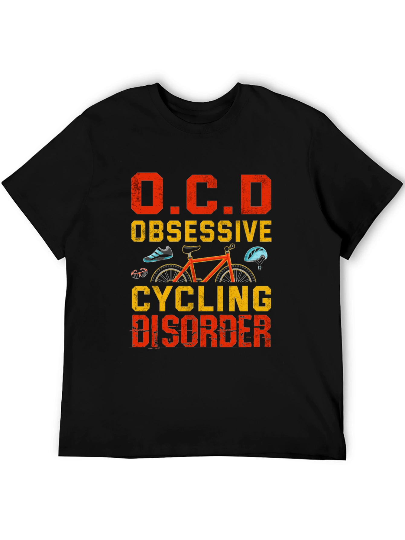 OCD Obsessive Cycling Disorder Graphic Tee