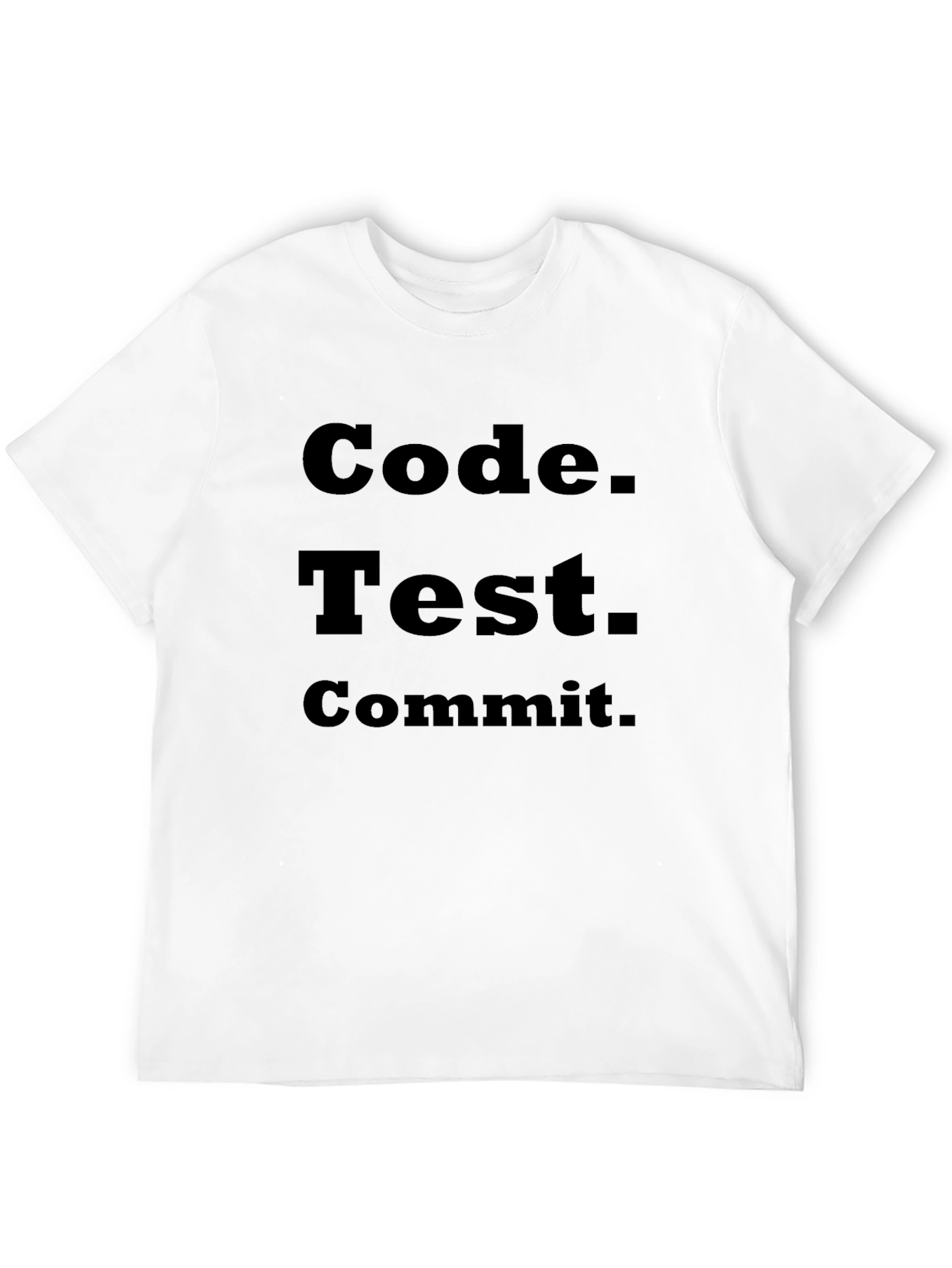 Code Test Commit Programmer Graphic T-Shirt