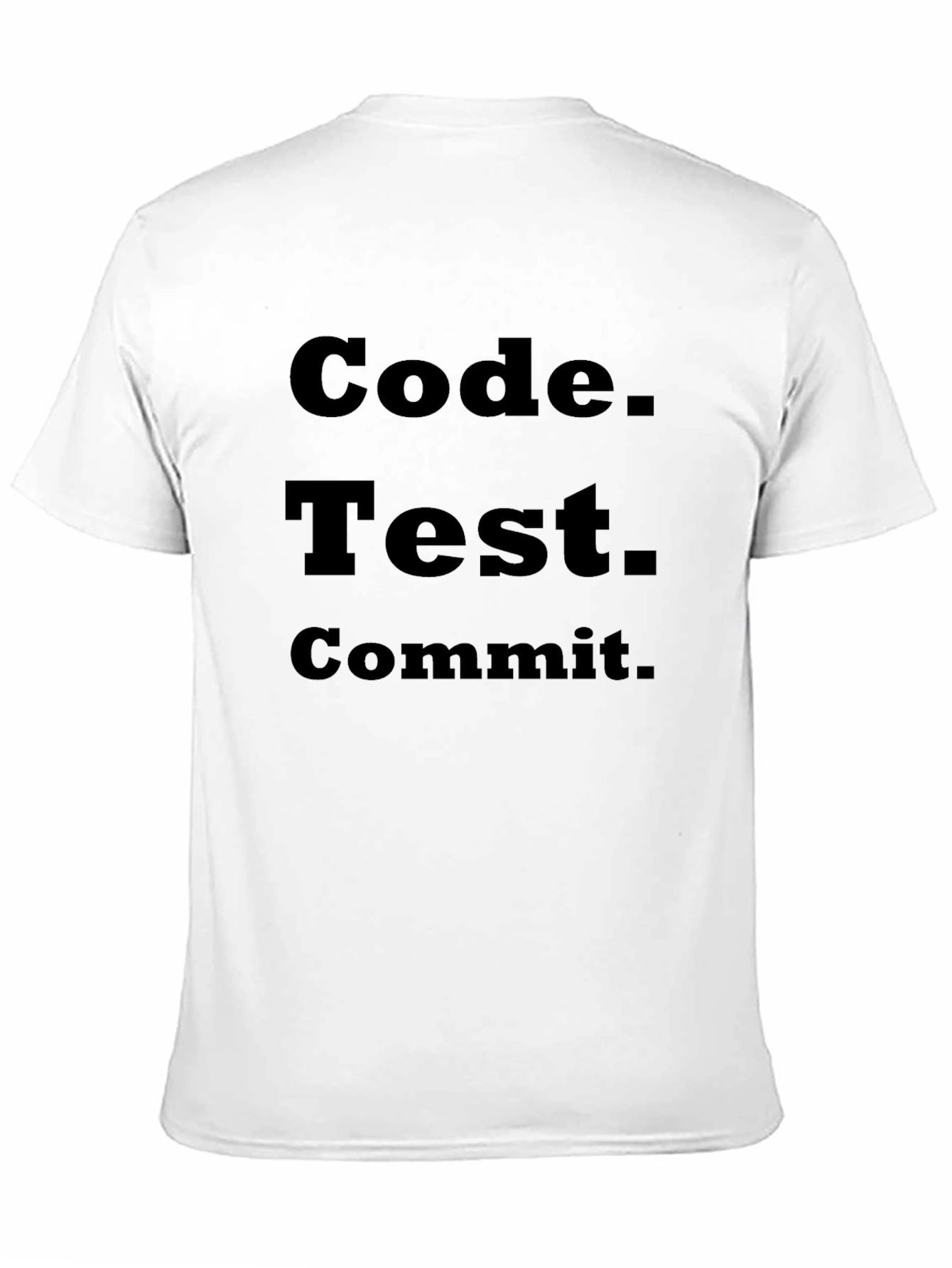 Code Test Commit Programmer Graphic T-Shirt