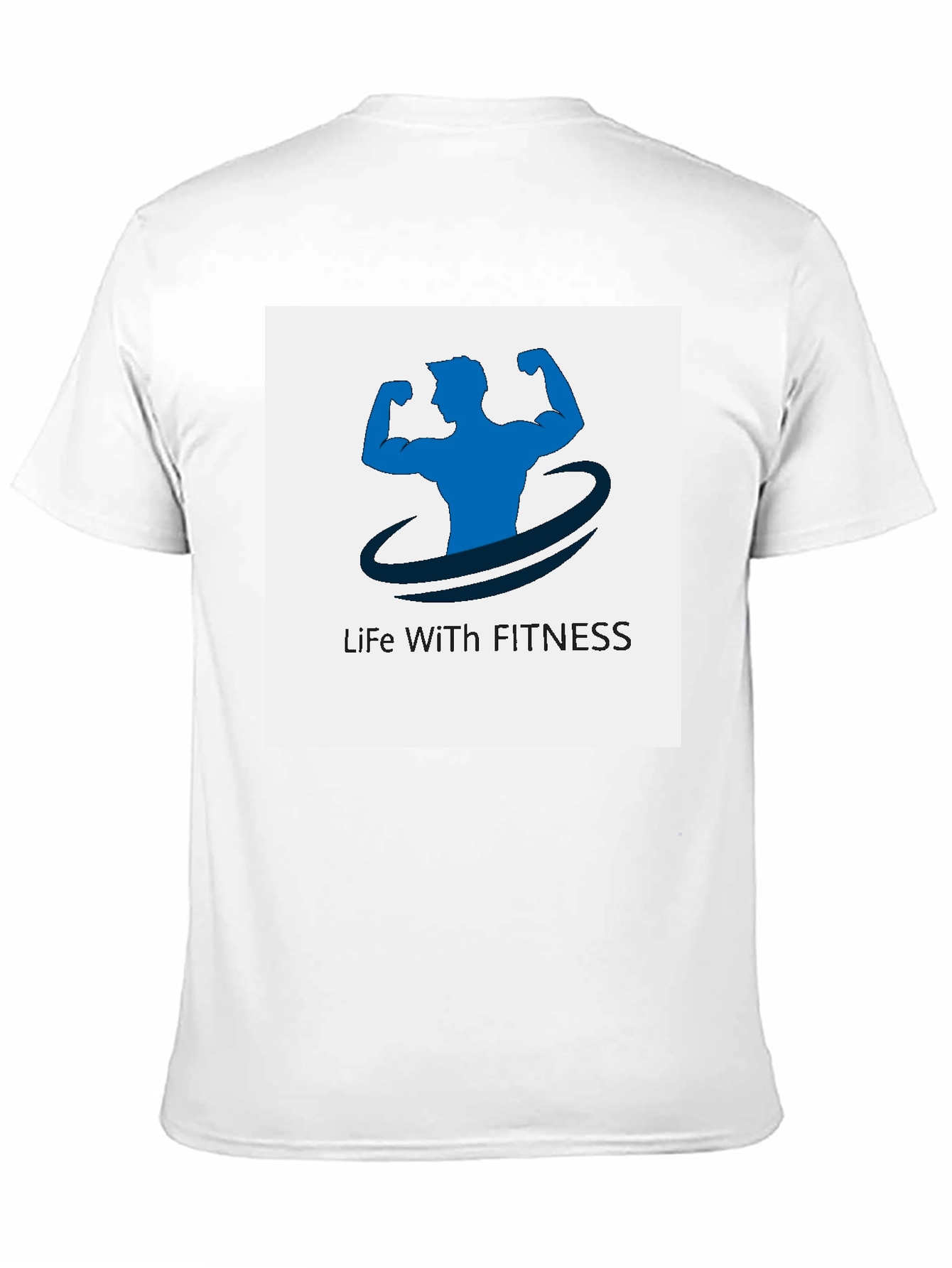 Life With Fitness Black T-Shirt