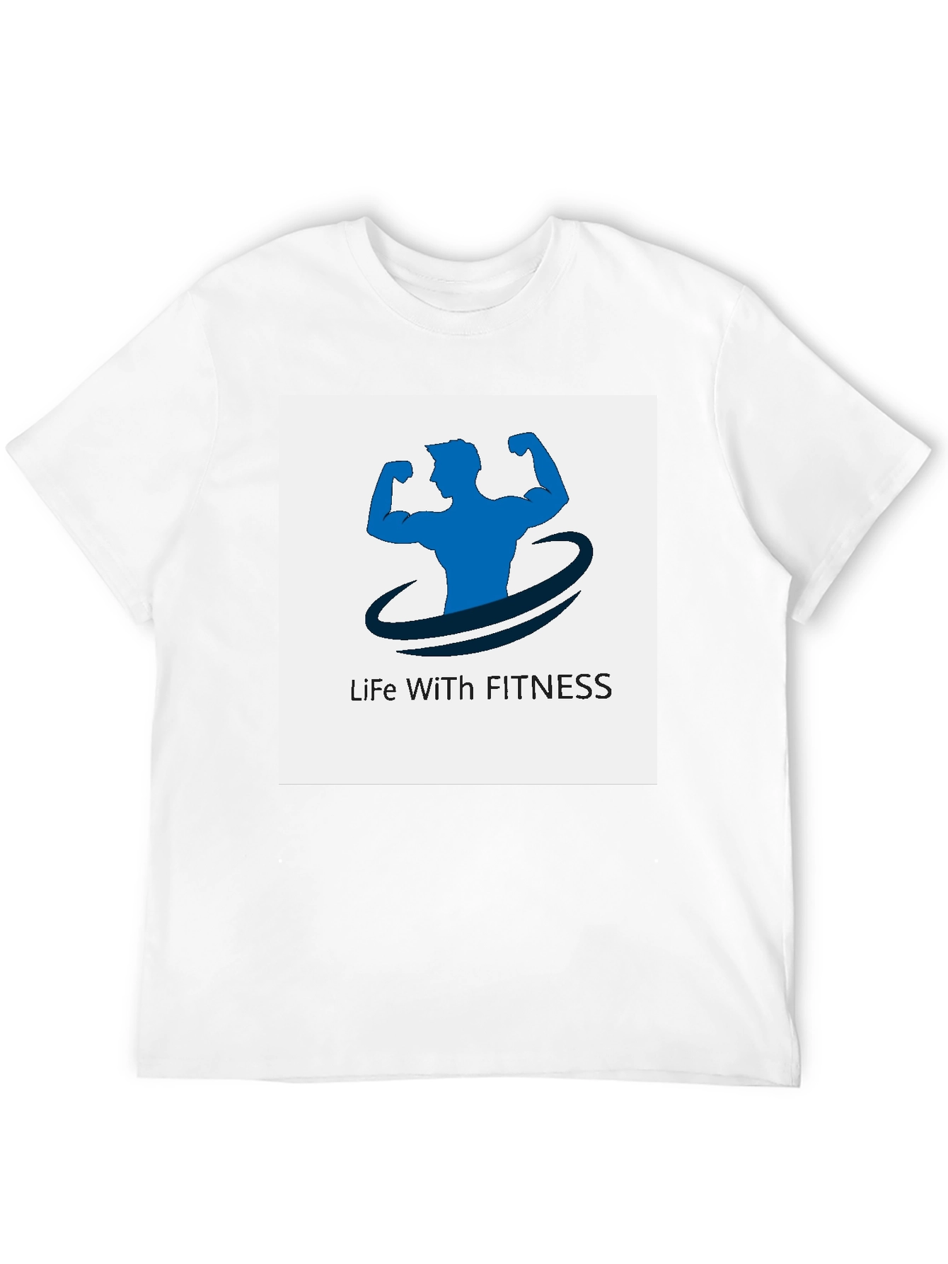 Life With Fitness Black T-Shirt
