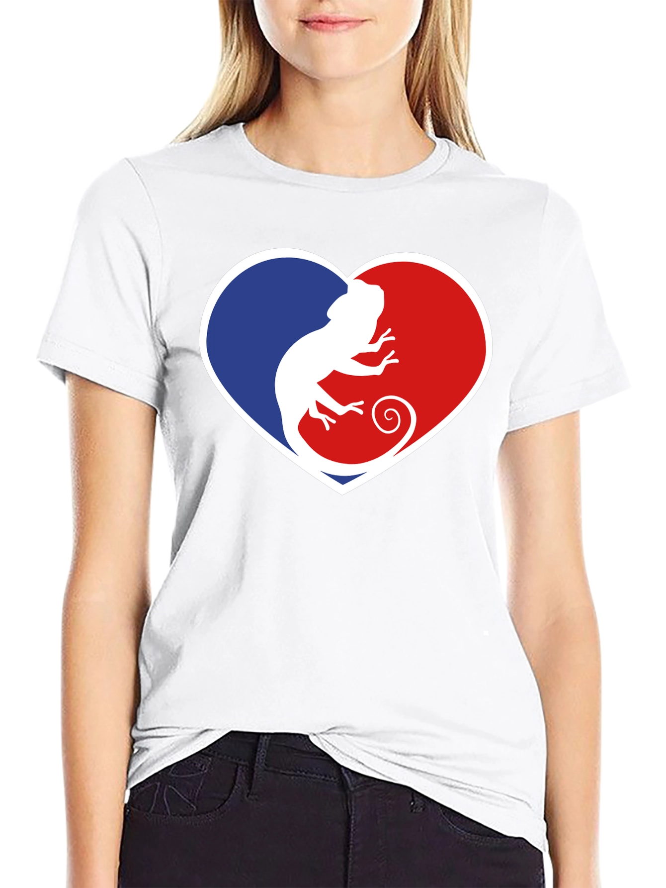 Chameleon Heart Graphic T-Shirt