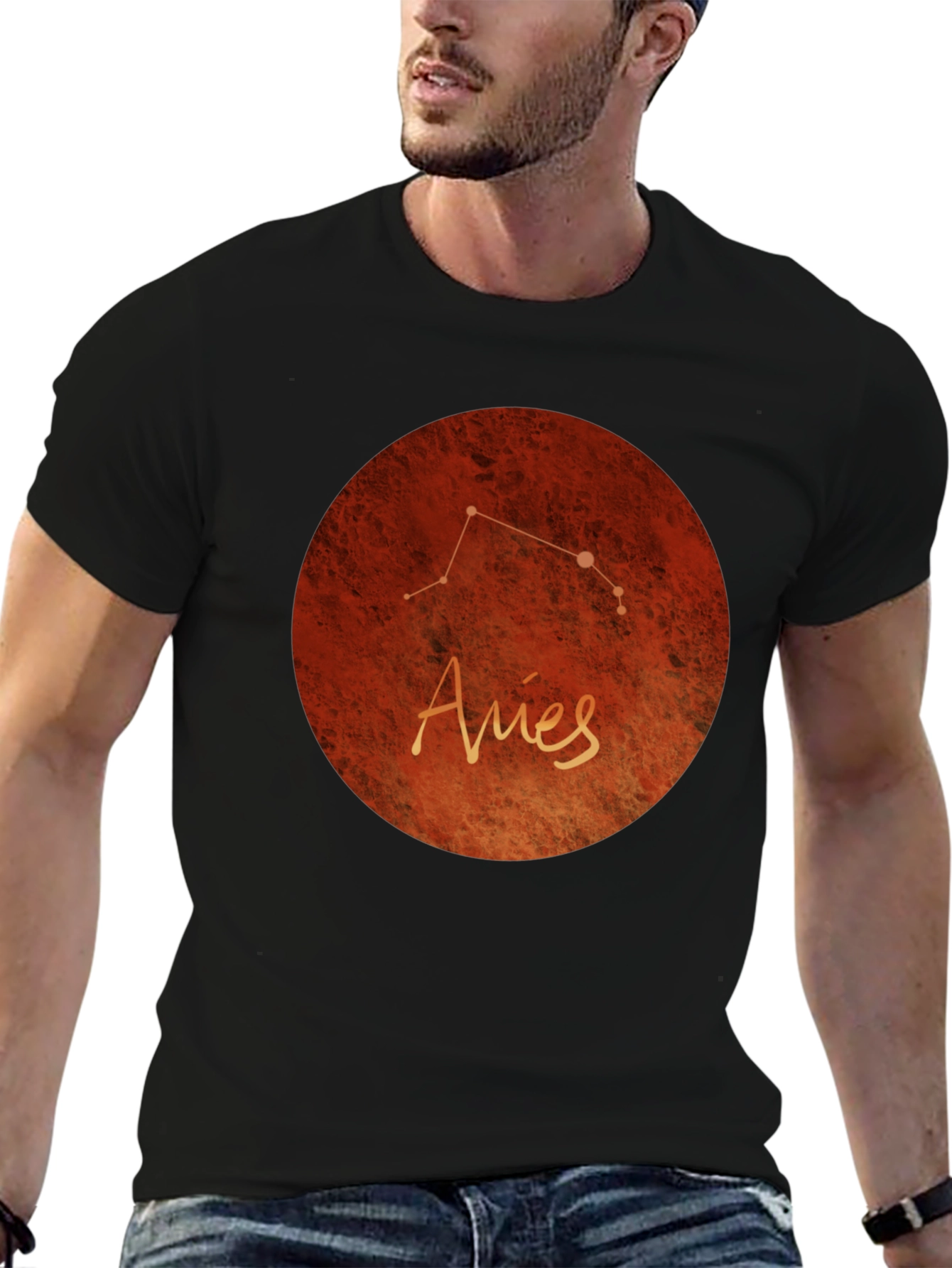 Aries Zodiac Sign Graphic T-Shirt
