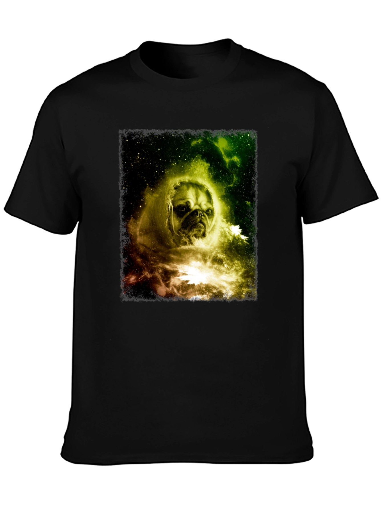 Pug in Space Graphic T-Shirt - Stylish & Unique