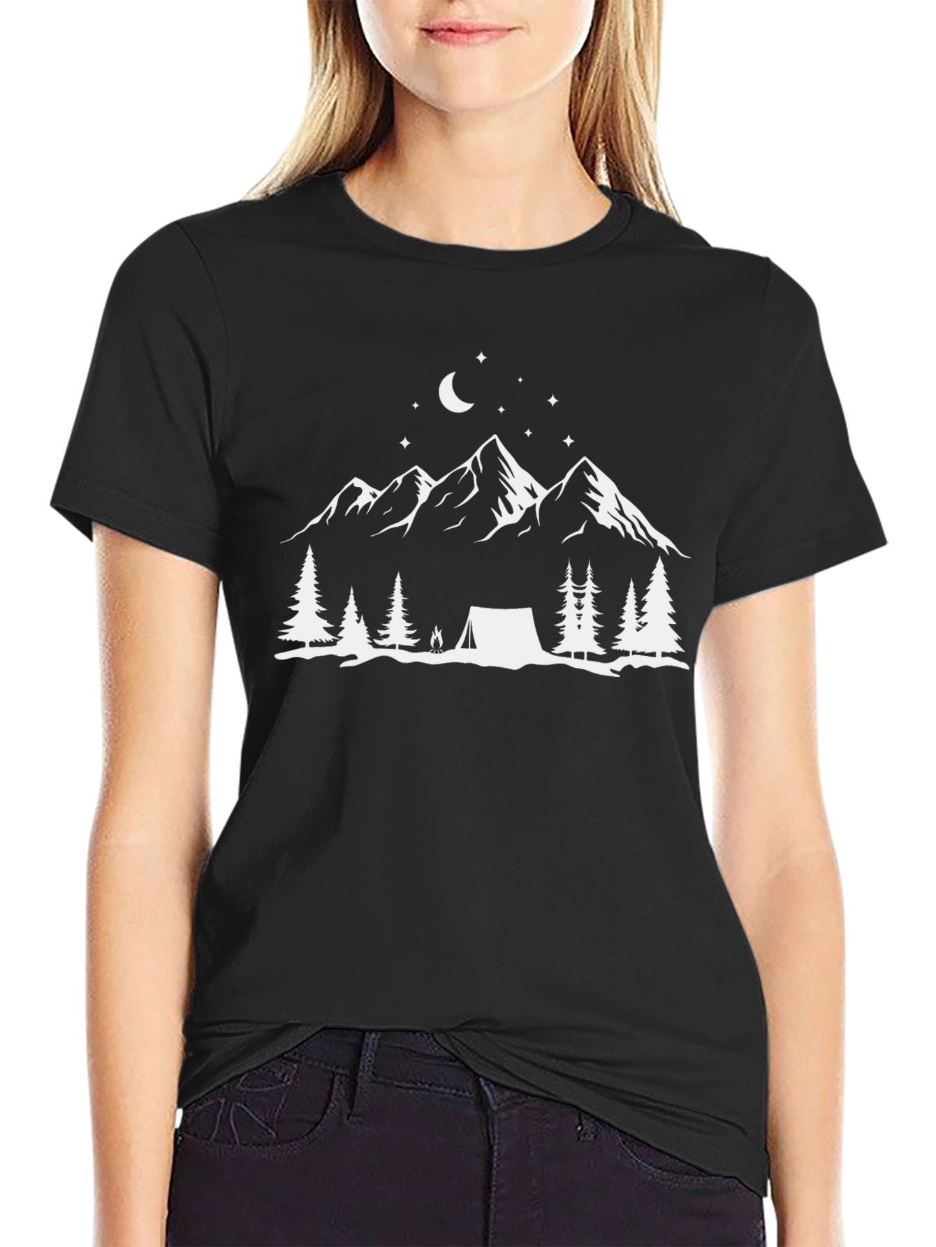 Mountain Campfire Graphic Tee