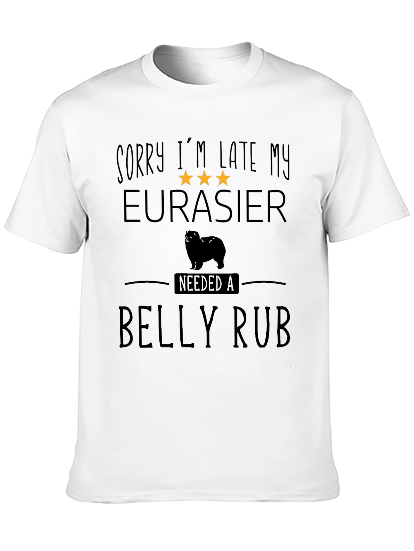 Eurasier Dog Belly Rub T-Shirt