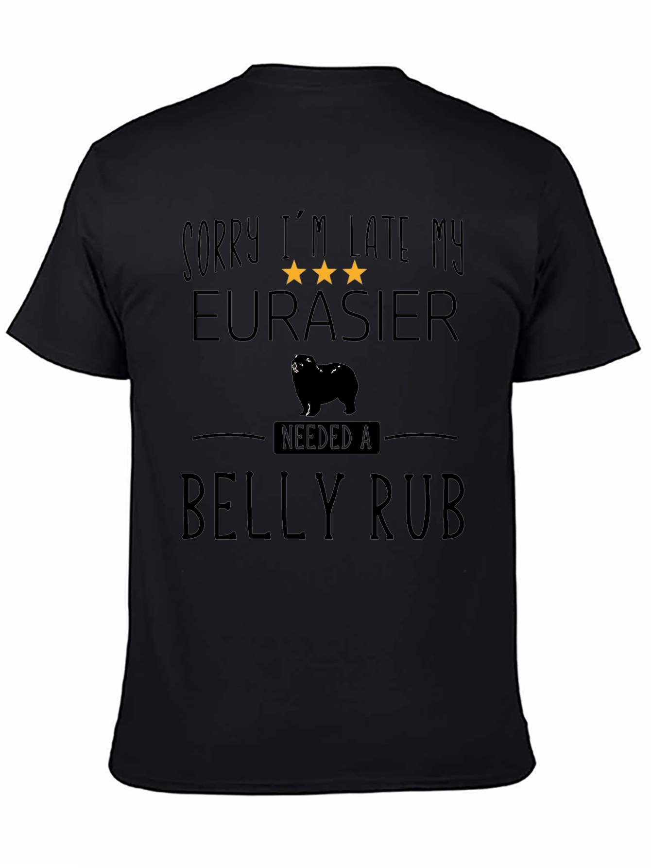 Eurasier Dog Belly Rub T-Shirt