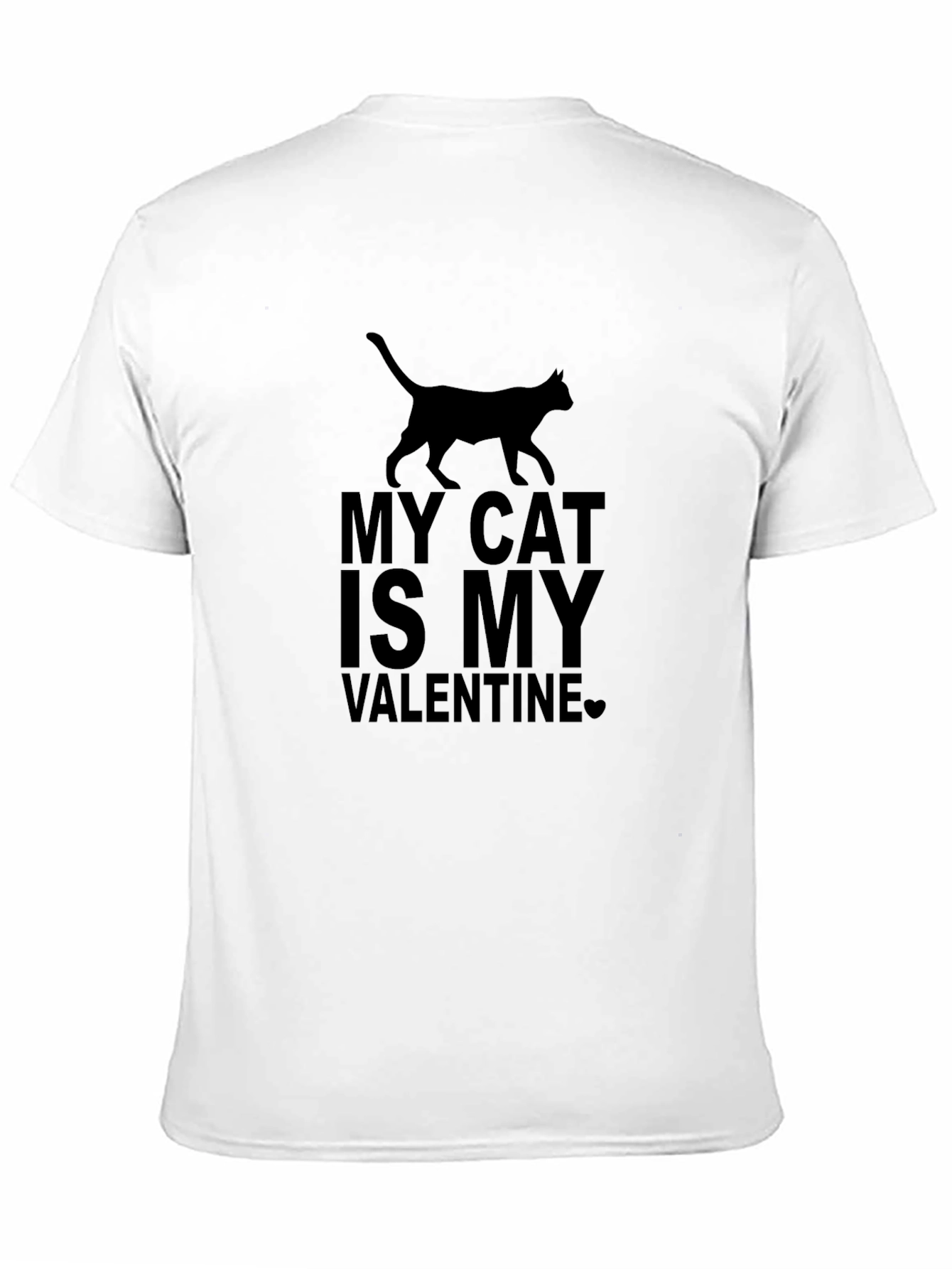 My Cat is My Valentine Graphic Tee