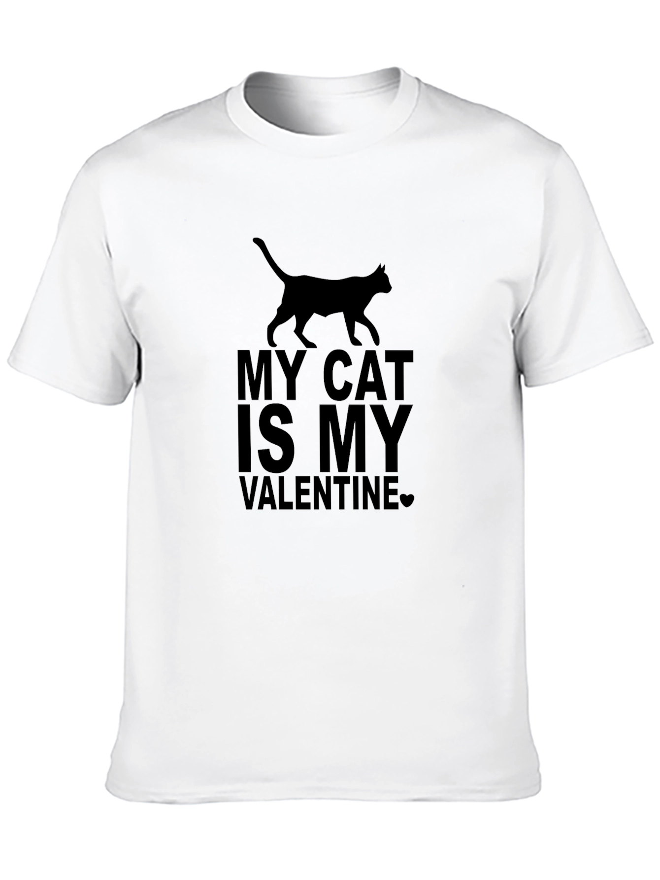 My Cat is My Valentine Graphic Tee