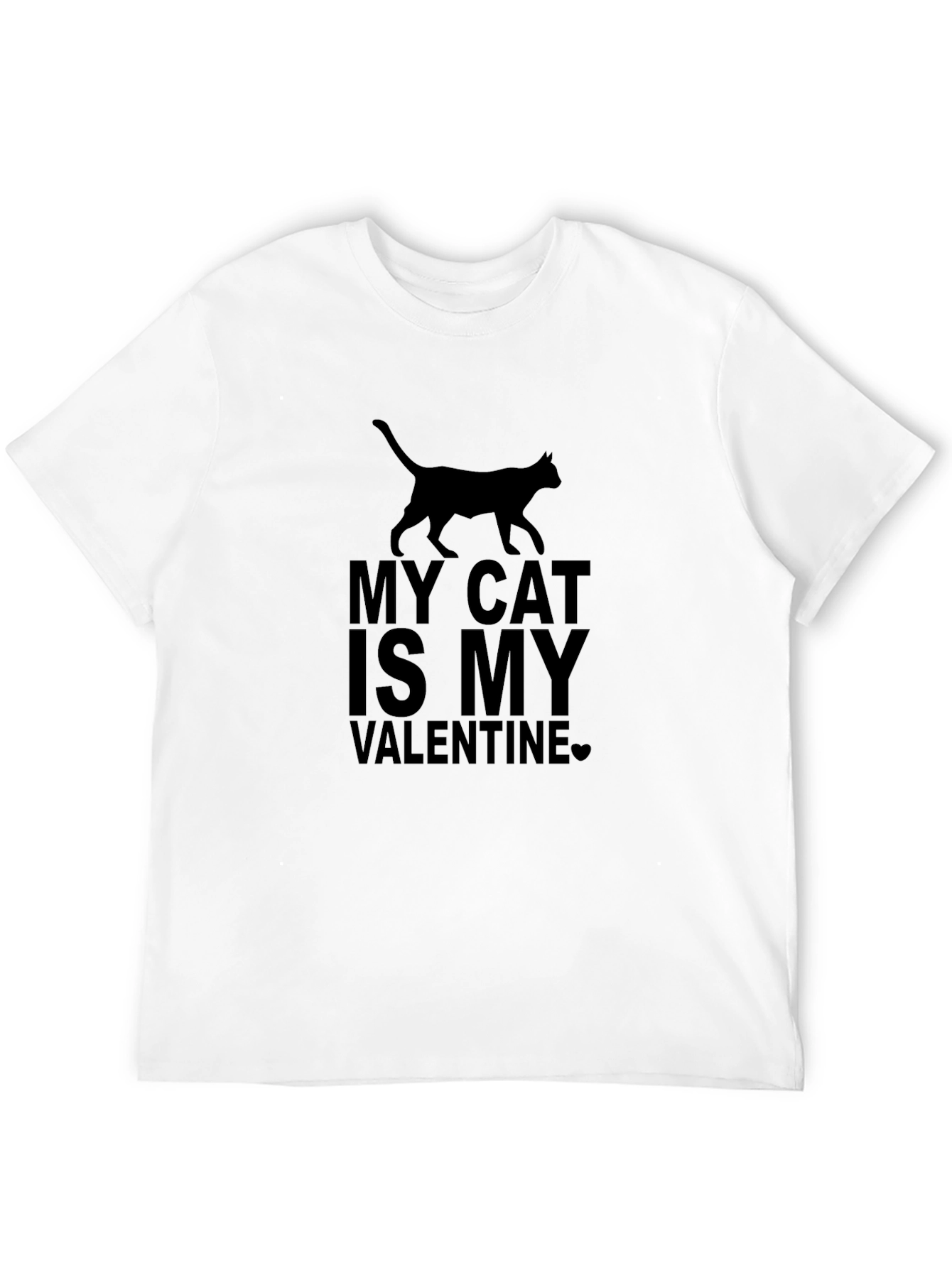 My Cat is My Valentine Graphic Tee