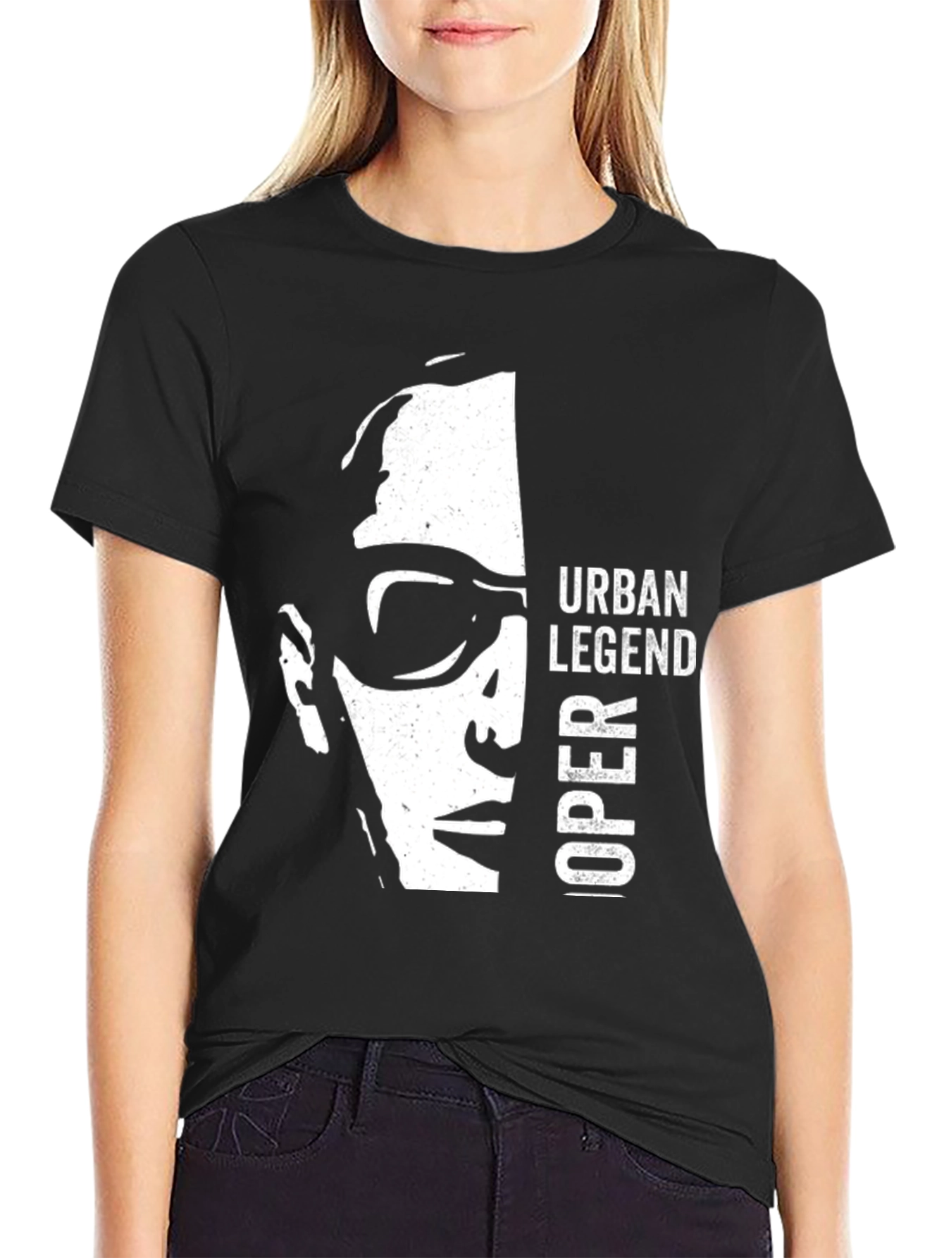 Urban Legend Oper T-Shirt - Black Graphic Tee