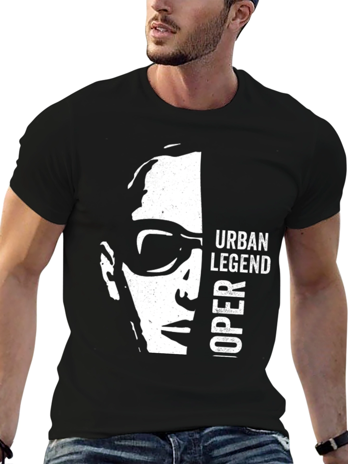 Urban Legend Oper T-Shirt - Black Graphic Tee