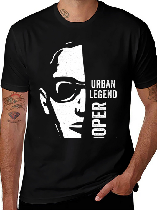 Urban Legend Oper T-Shirt - Black Graphic Tee