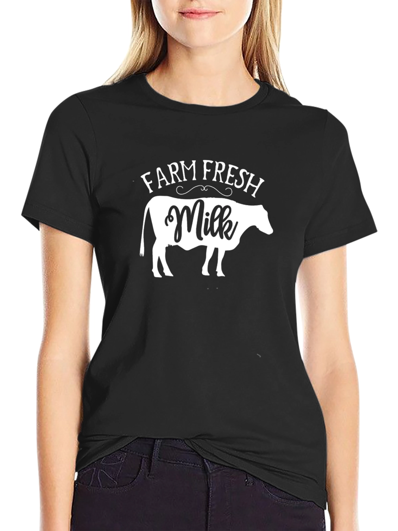 Farm Fresh Milk Cow T-Shirt