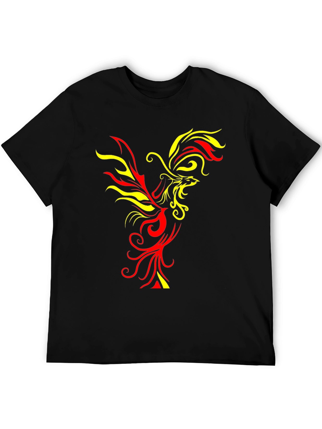 Fiery Phoenix Graphic T-Shirt - Bold & Unique Design
