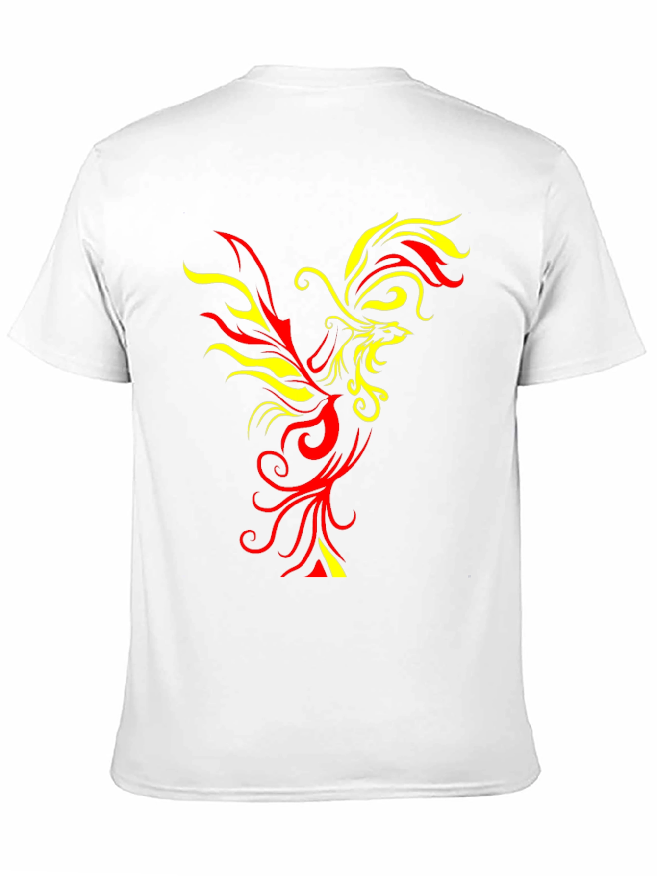 Fiery Phoenix Graphic T-Shirt - Bold & Unique Design