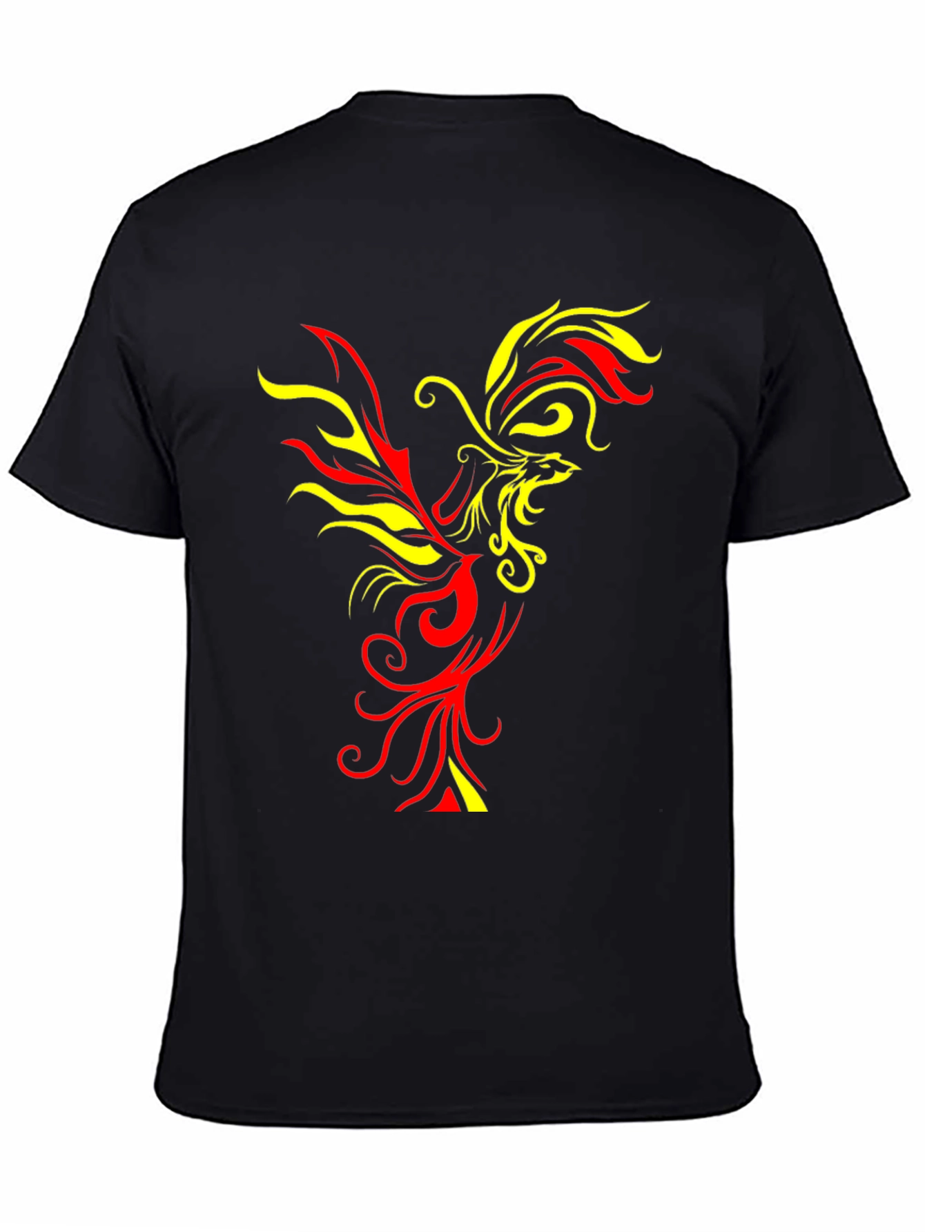 Fiery Phoenix Graphic T-Shirt - Bold & Unique Design