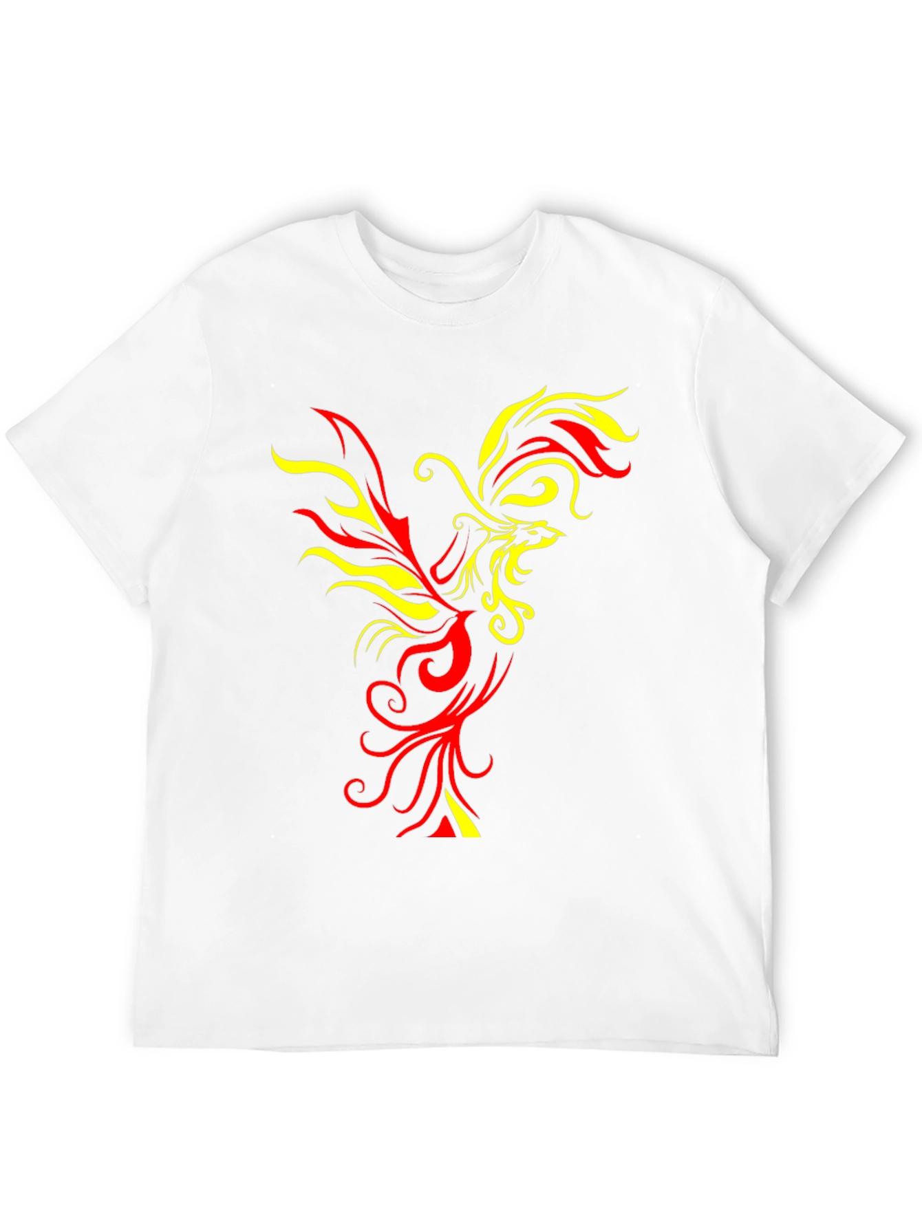 Fiery Phoenix Graphic T-Shirt - Bold & Unique Design