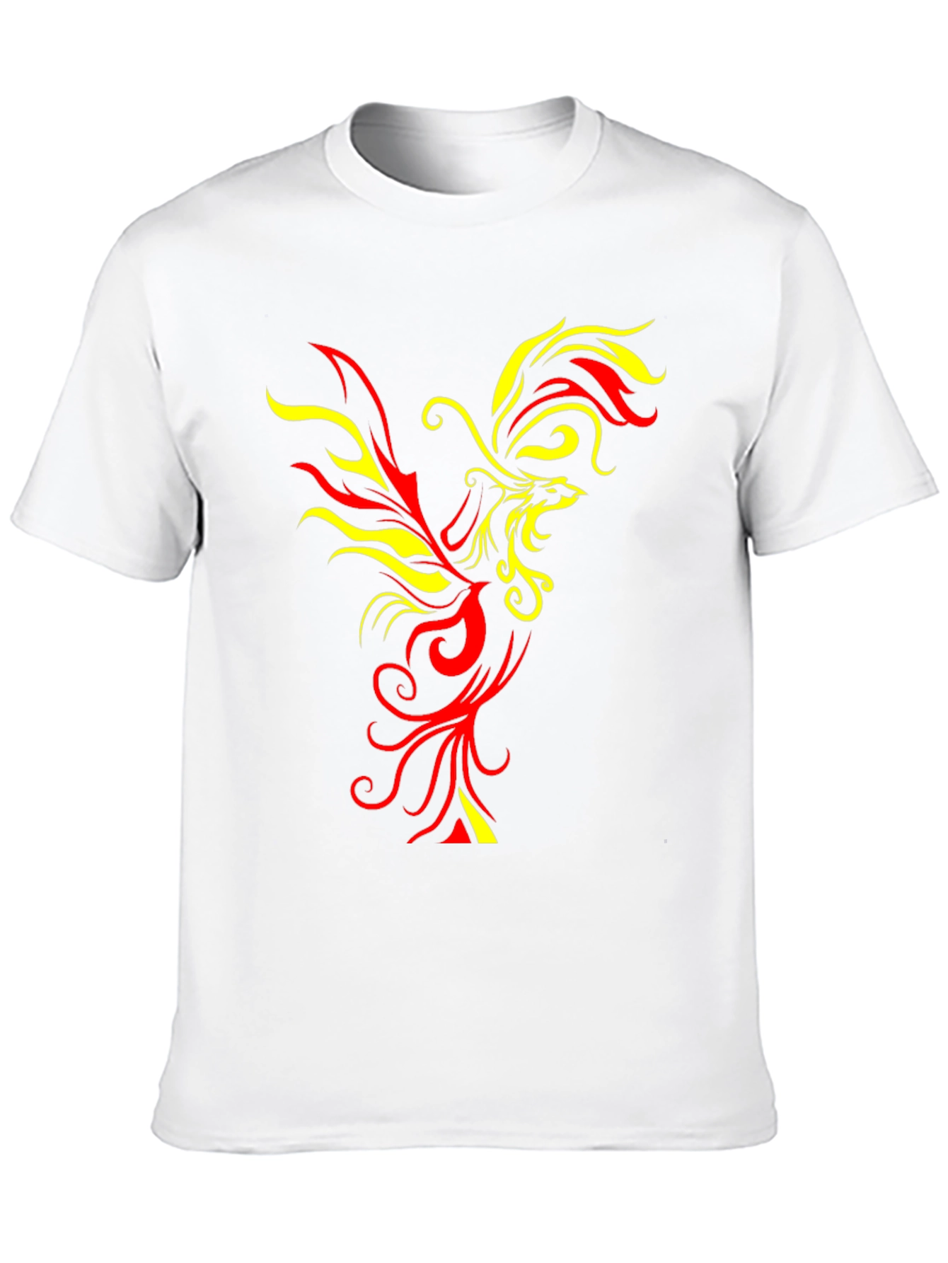 Fiery Phoenix Graphic T-Shirt - Bold & Unique Design