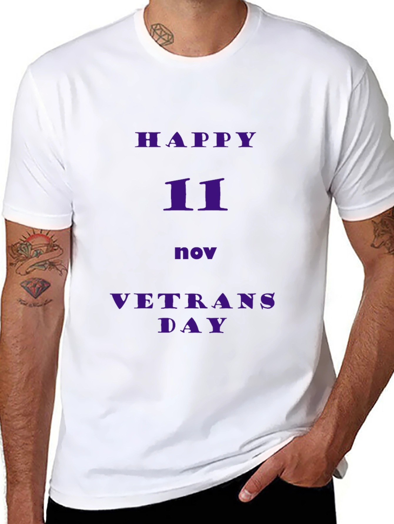 Happy Veterans Day Graphic T-Shirt