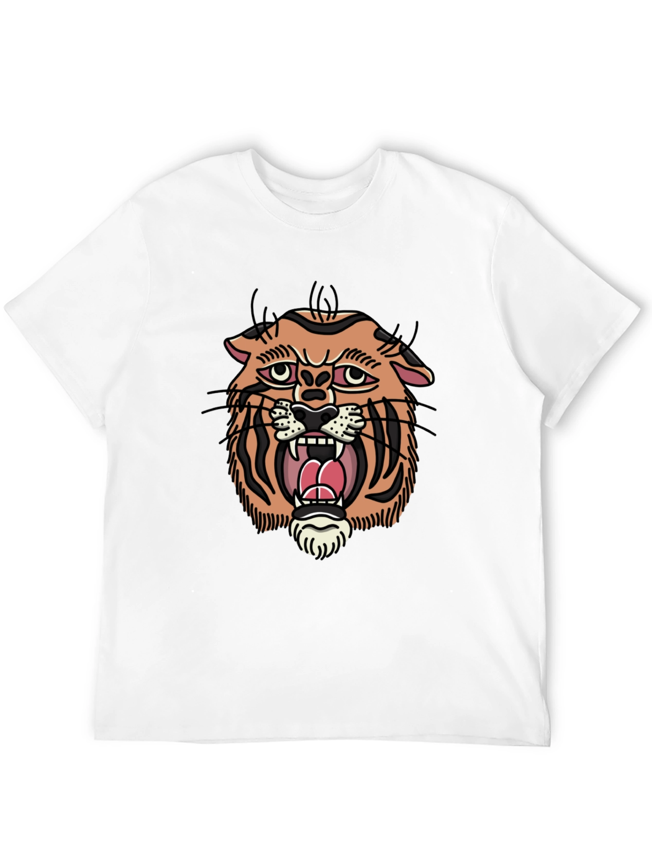 Tiger Graphic Print T-Shirt