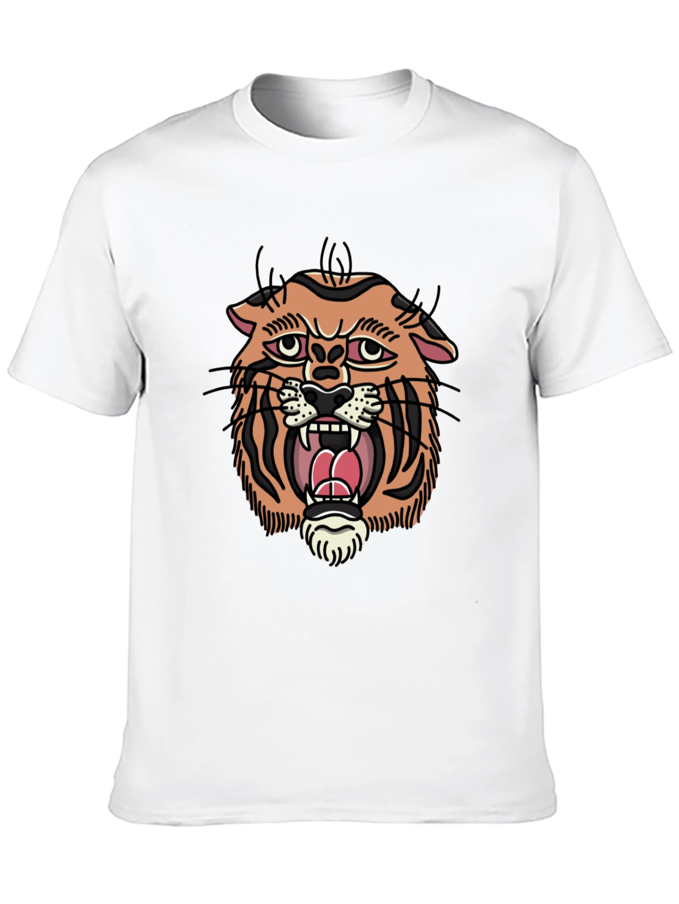 Tiger Graphic Print T-Shirt