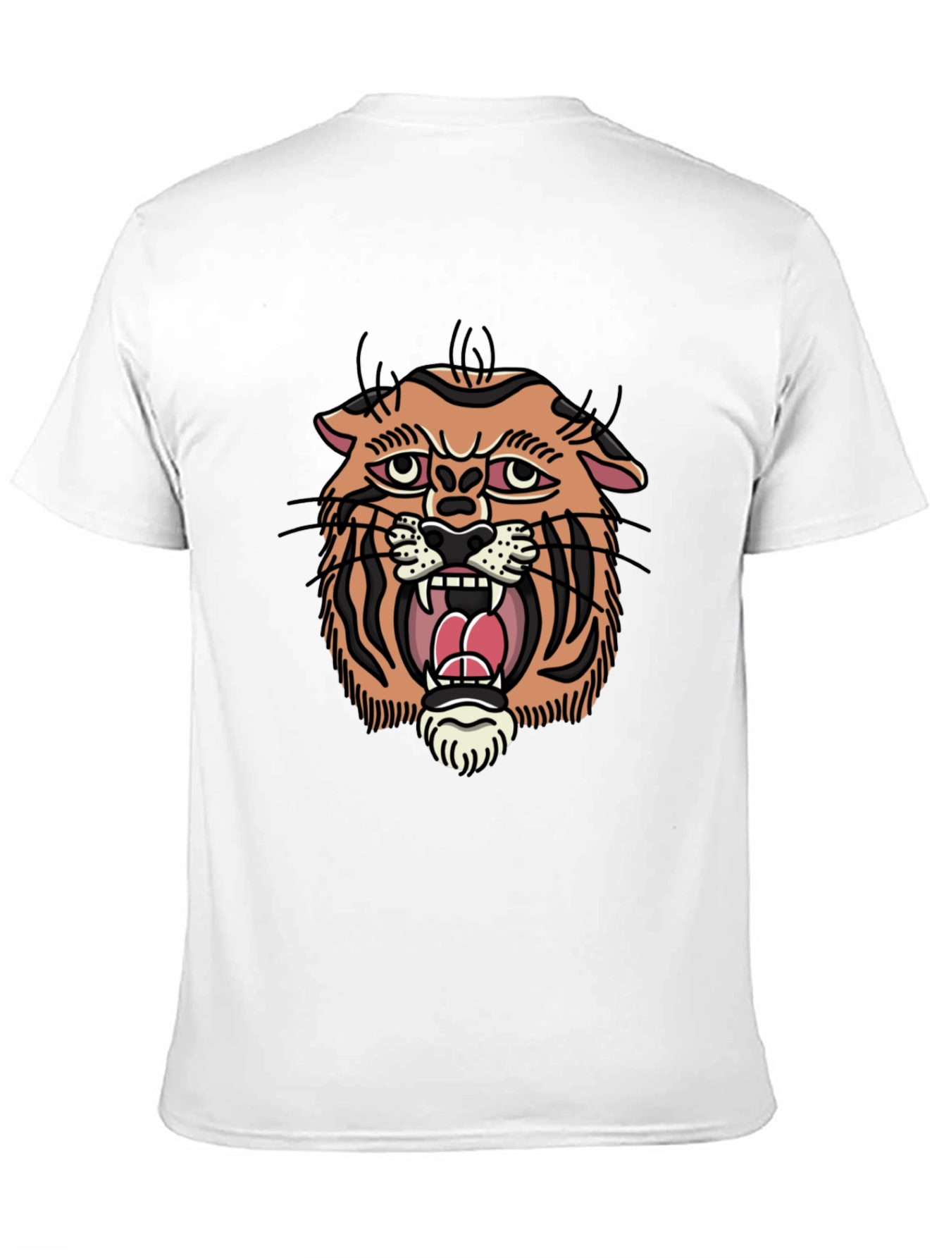 Tiger Graphic Print T-Shirt