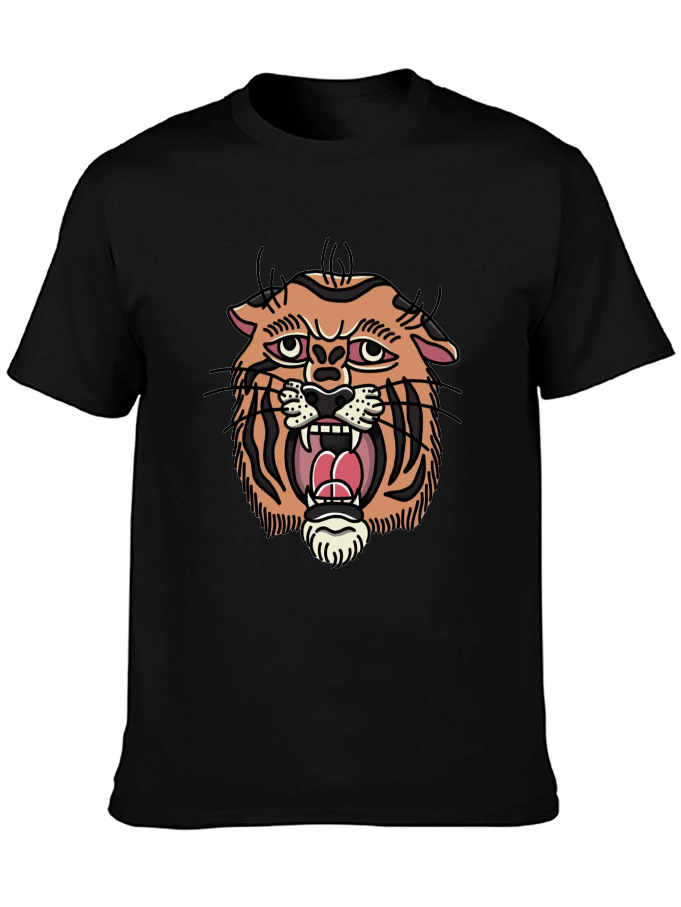 Tiger Graphic Print T-Shirt