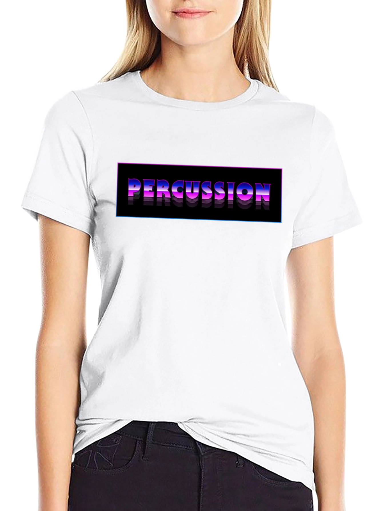 Percussion Graphic Black T-Shirt