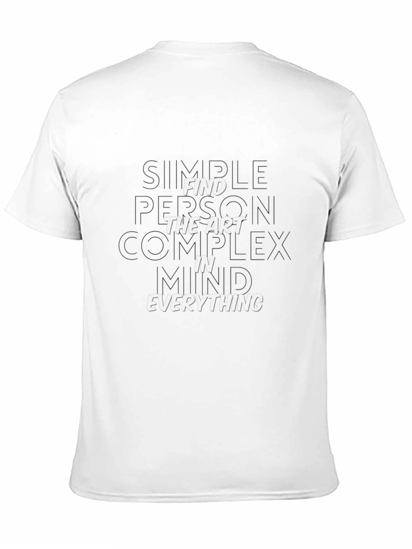 Find the Art Tee - Soft Black Cotton Blend
