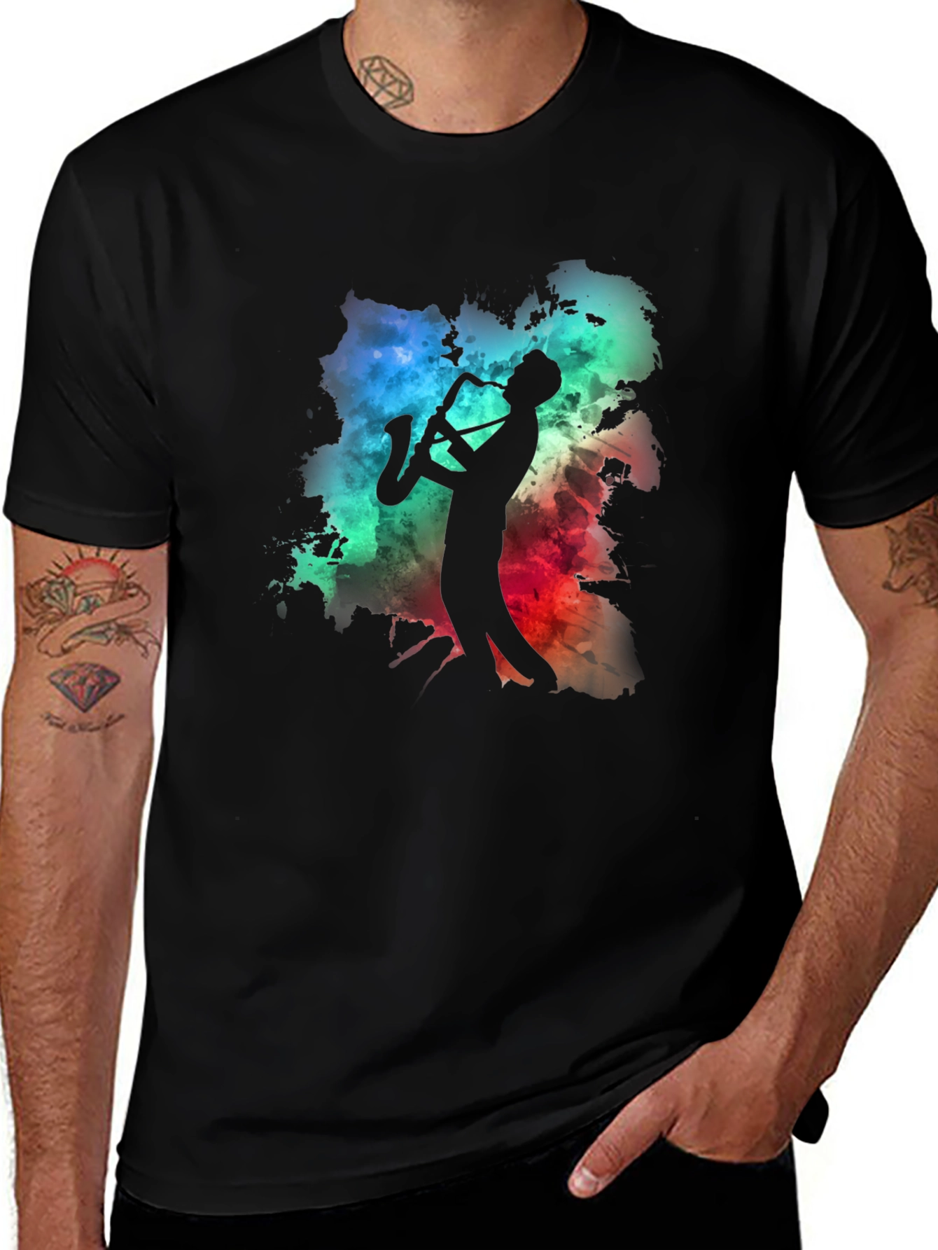 Cool Jazz Saxophone T-Shirt - Musician Gift Idea