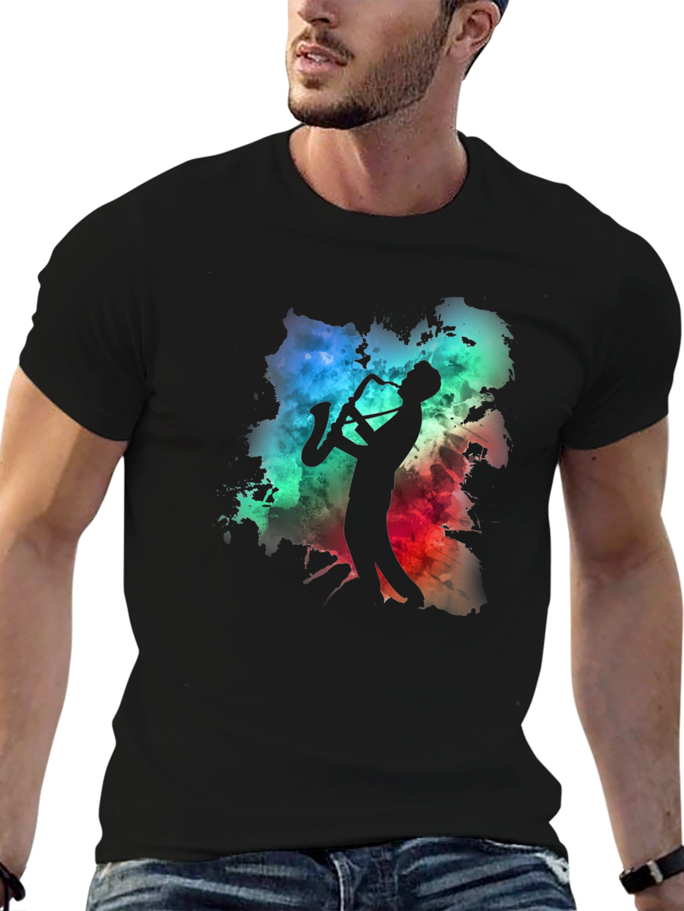 Cool Jazz Saxophone T-Shirt - Musician Gift Idea