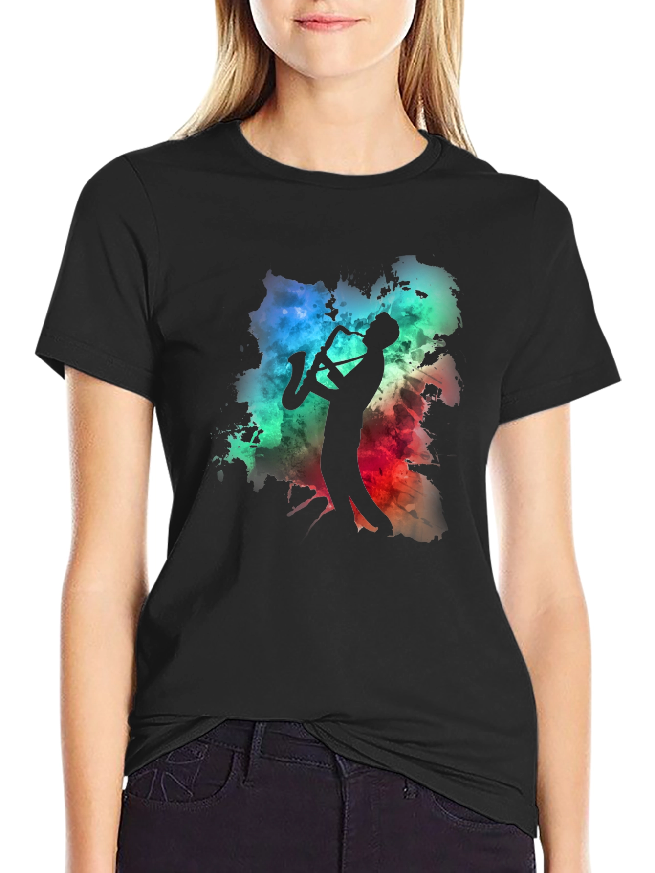 Cool Jazz Saxophone T-Shirt - Musician Gift Idea