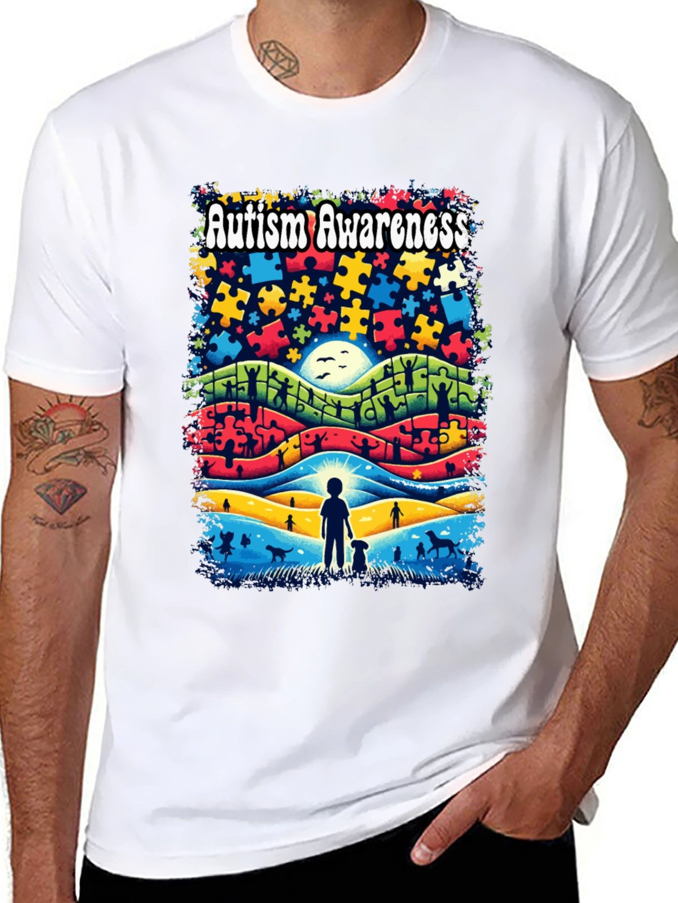 Autism Awareness Graphic T-Shirt