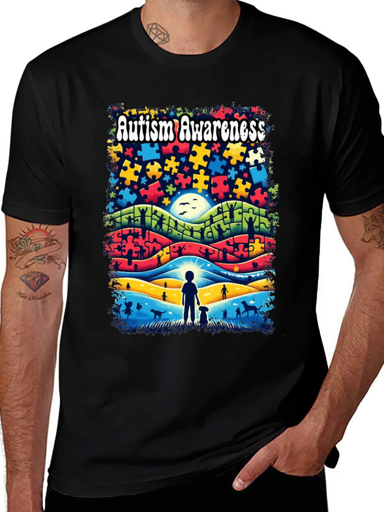 Autism Awareness Graphic T-Shirt
