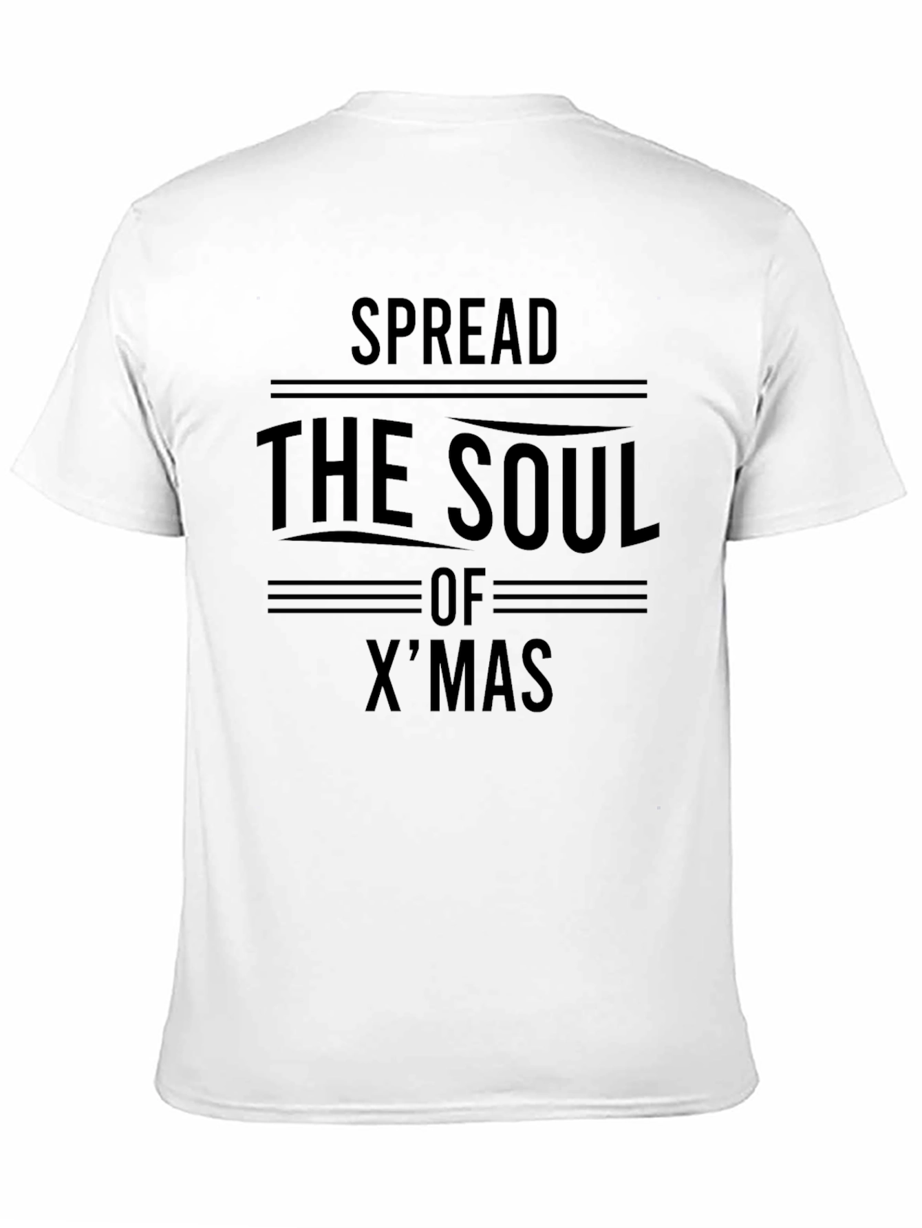 Spread the Soul of Xmas Black Graphic Tee