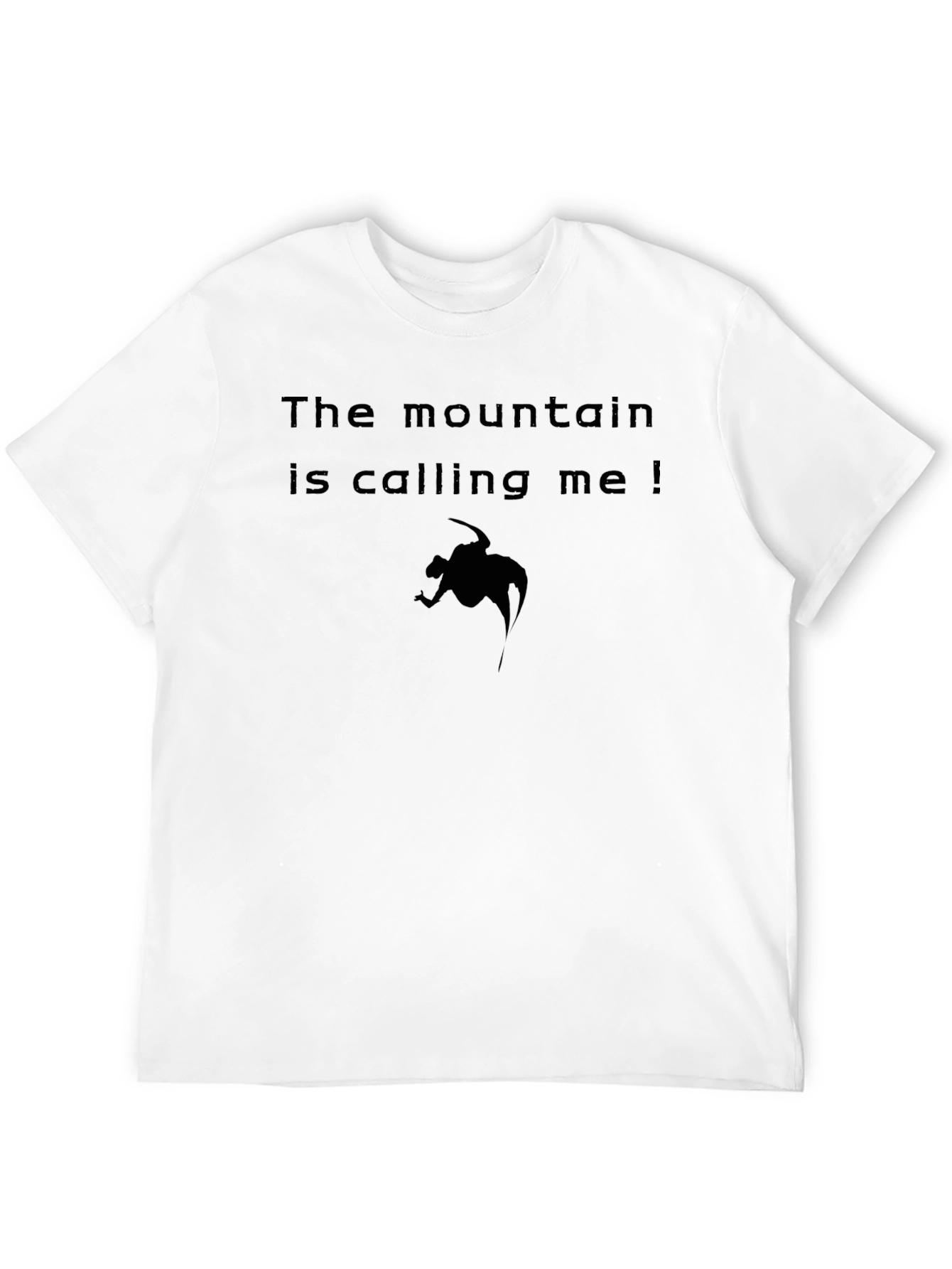 The Mountain is Calling Graphic Tee - Black