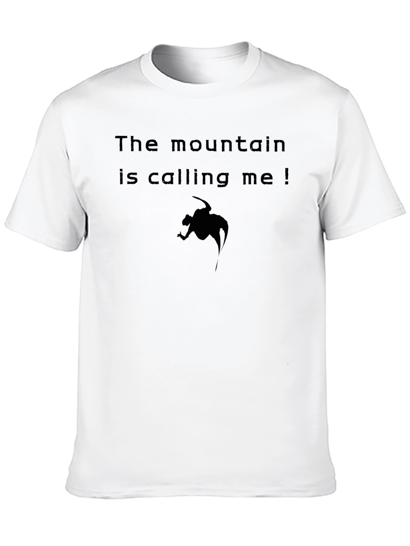 The Mountain is Calling Graphic Tee - Black