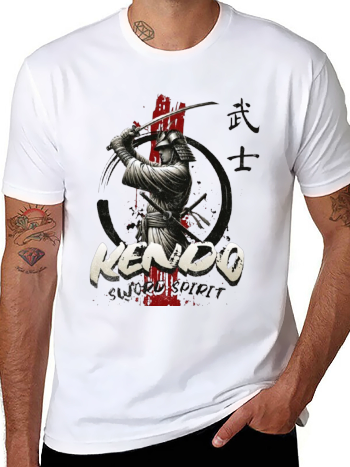 Kendo Warrior Graphic Tee - Martial Arts T-Shirt