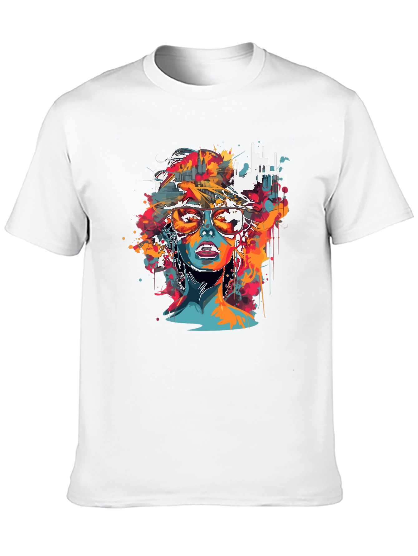 Abstract Woman Graphic Tee - Cool Streetwear