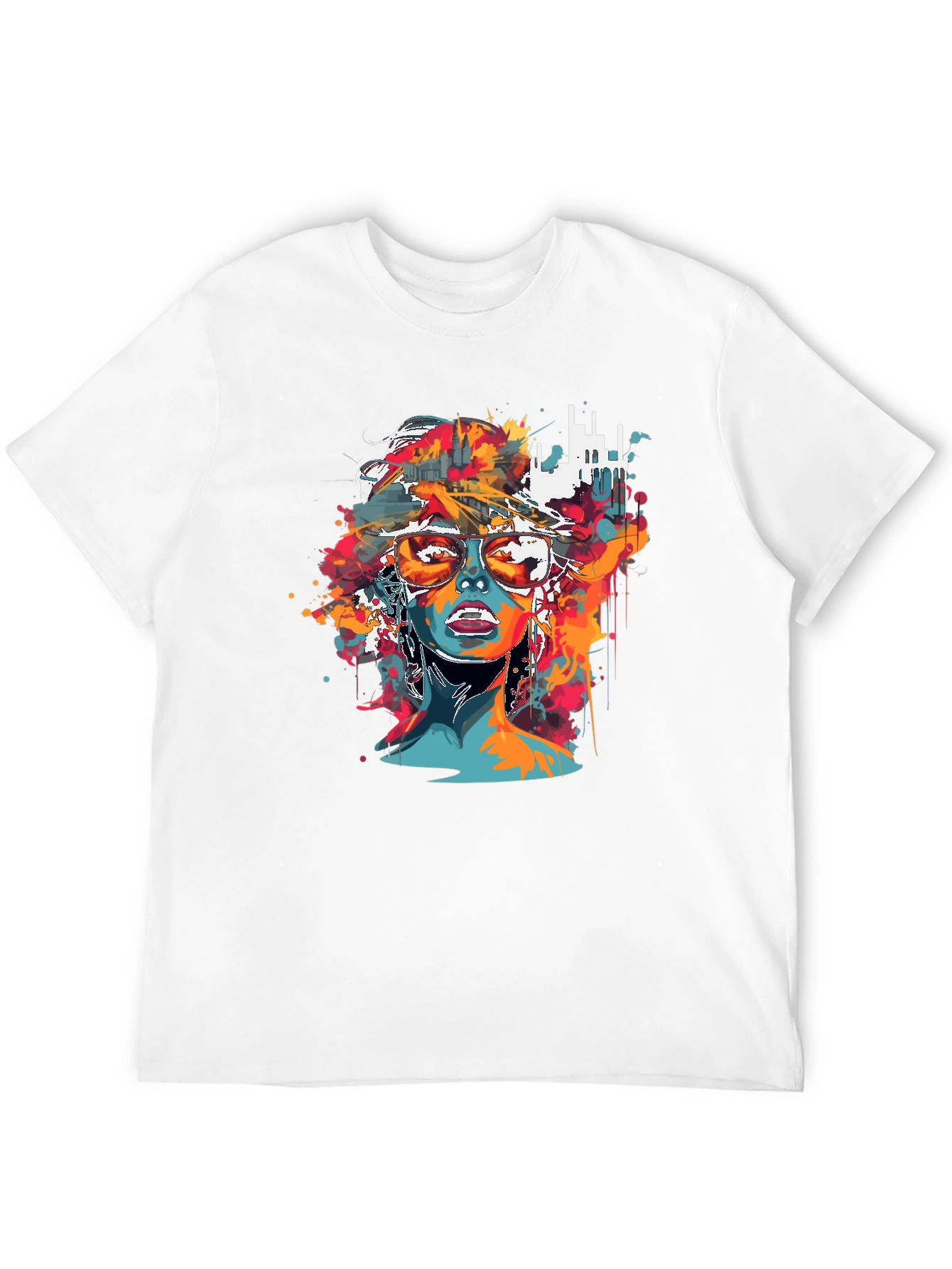Abstract Woman Graphic Tee - Cool Streetwear