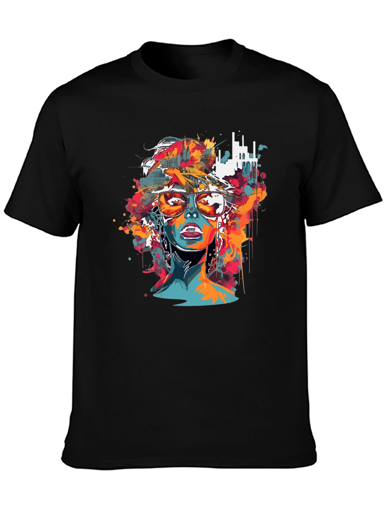 Abstract Woman Graphic Tee - Cool Streetwear