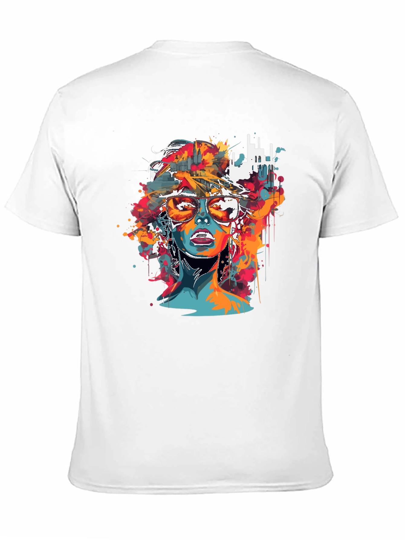 Abstract Woman Graphic Tee - Cool Streetwear