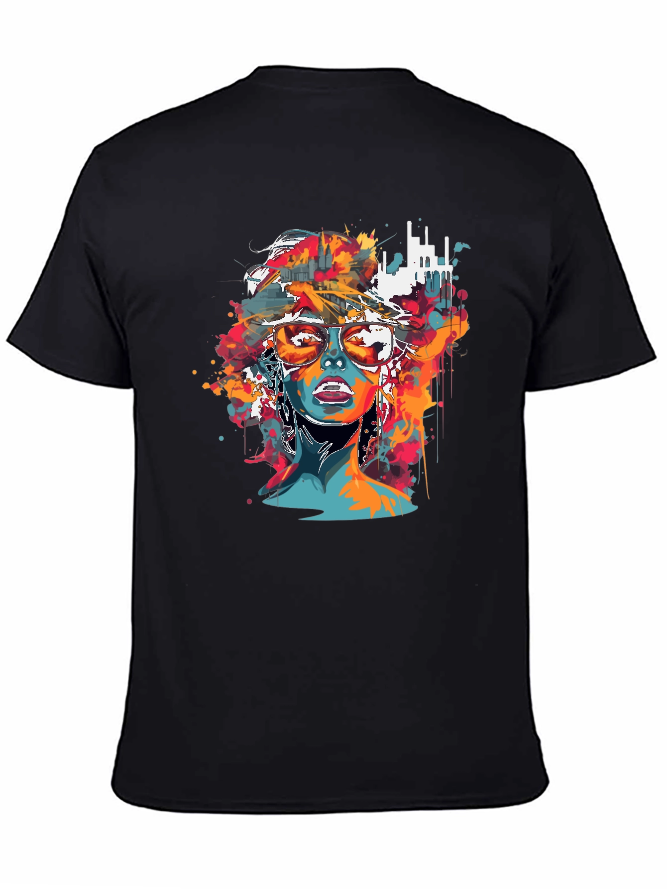 Abstract Woman Graphic Tee - Cool Streetwear