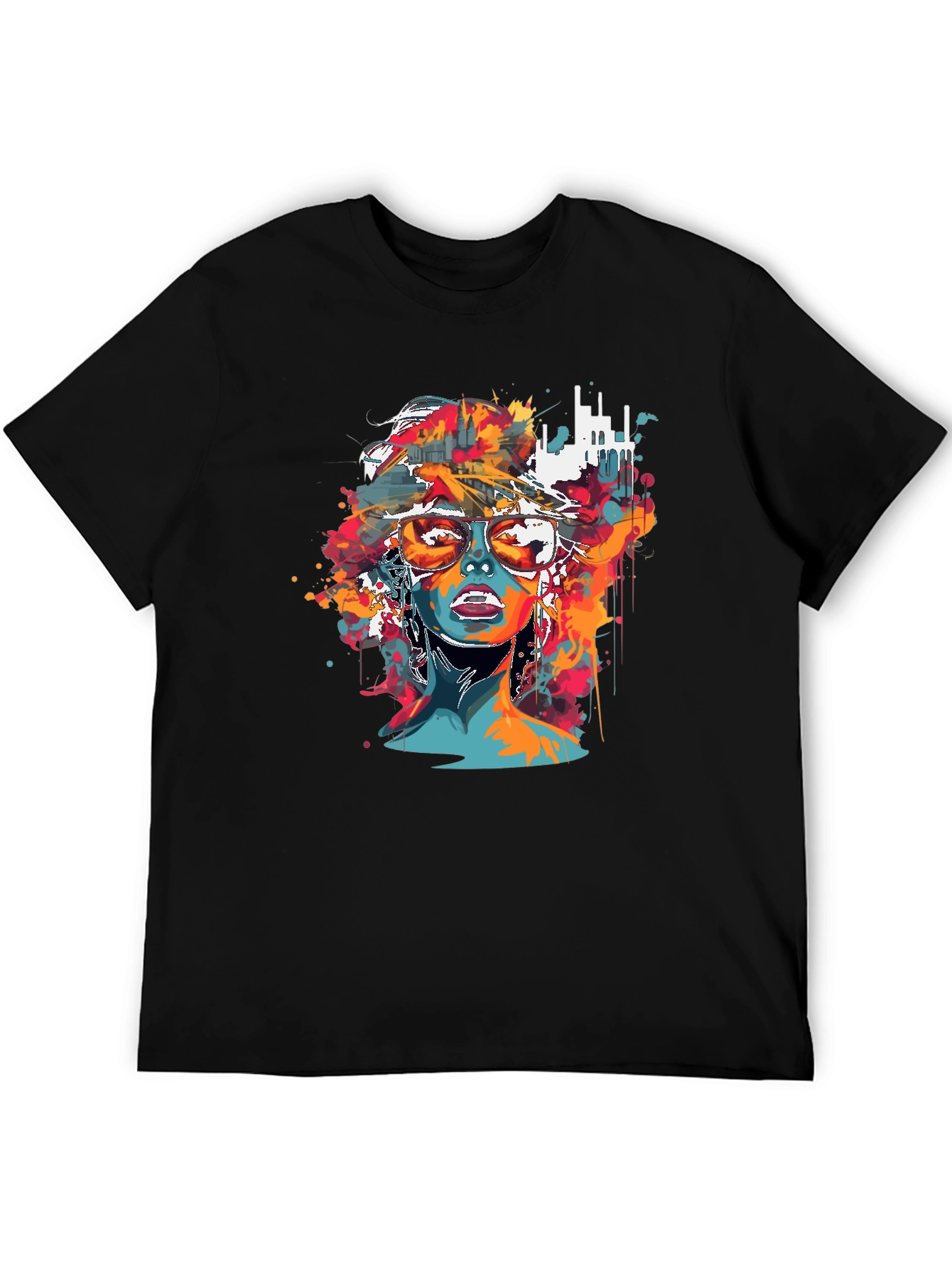 Abstract Woman Graphic Tee - Cool Streetwear