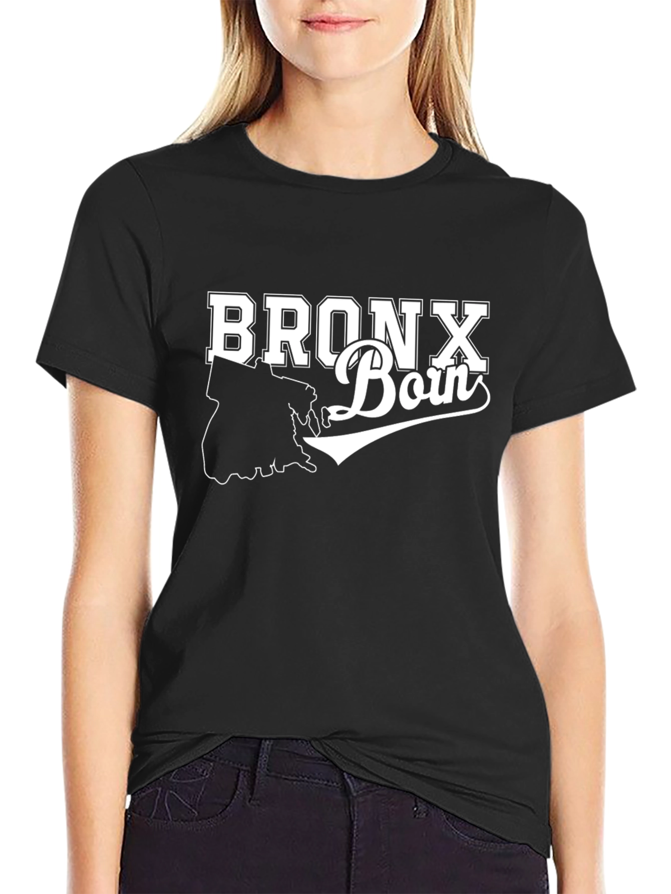 Bronx Born Black T-Shirt